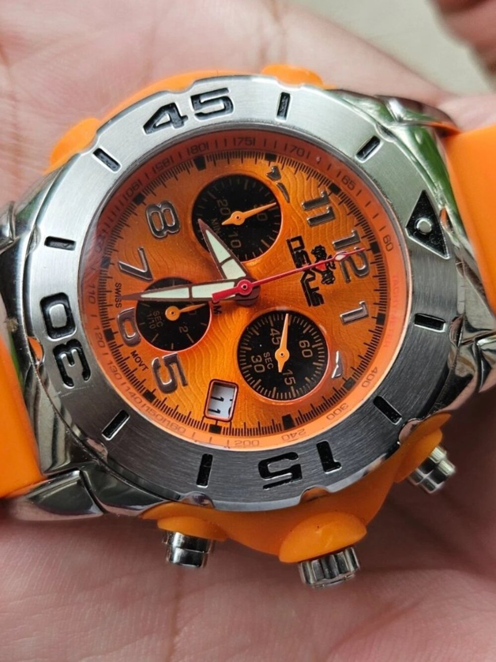 Nexus Men Wristwatch Swiss Movement Chronograph Sport Analog Watch Date Calendar
